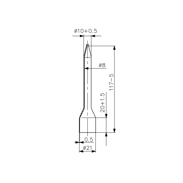 THF — masszeichnung