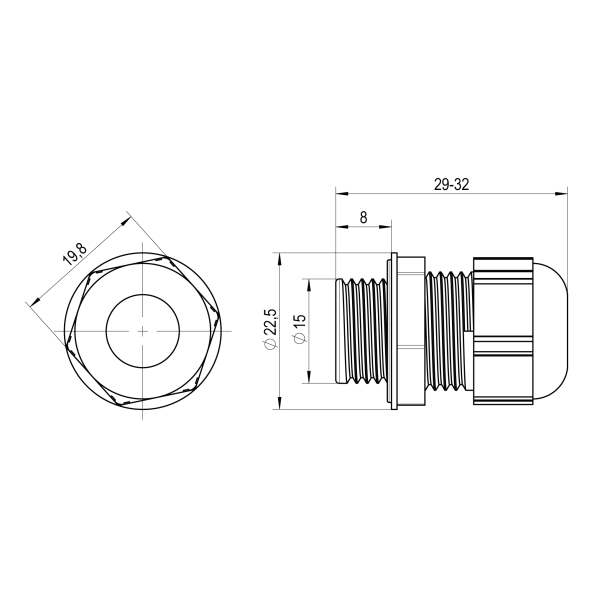 JZ-33 — masszeichnung