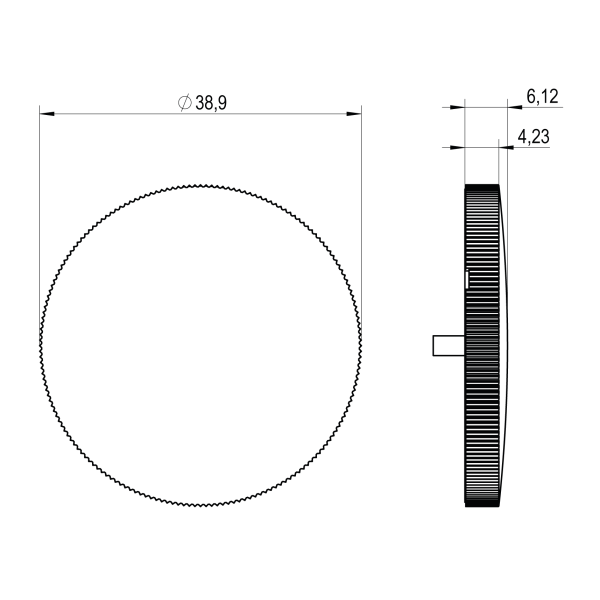 ET-10 — masszeichnung